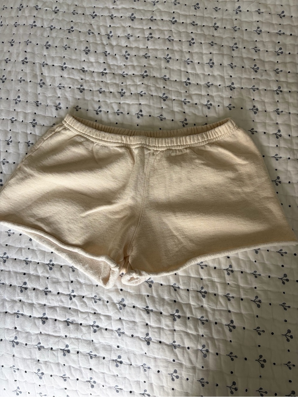Brandy Melville Cream Lounge Shorts